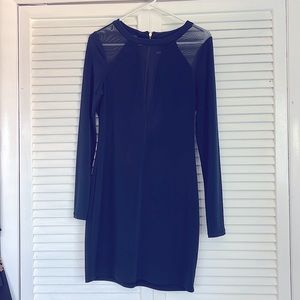 Dark blue party dress from Express